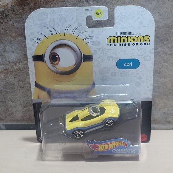 Hot Wheels Character Car Carl from Minions The Rise of Gru 2018 - Picture 1 of 9